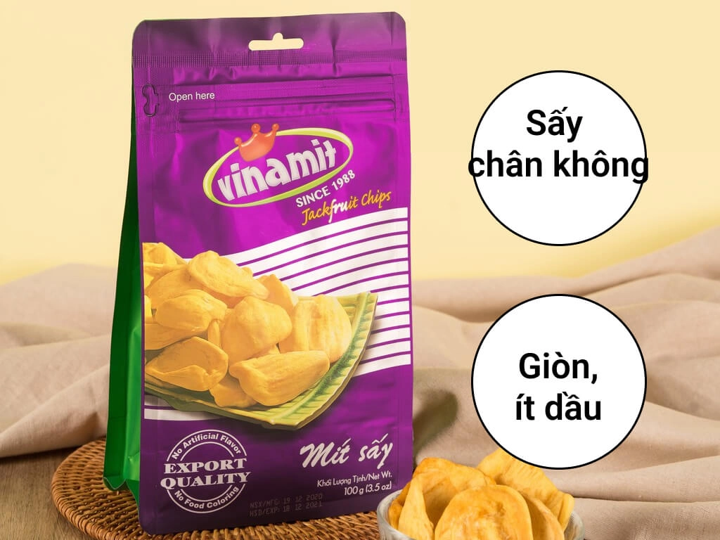 Mít sấy Vinamit gói 100g
