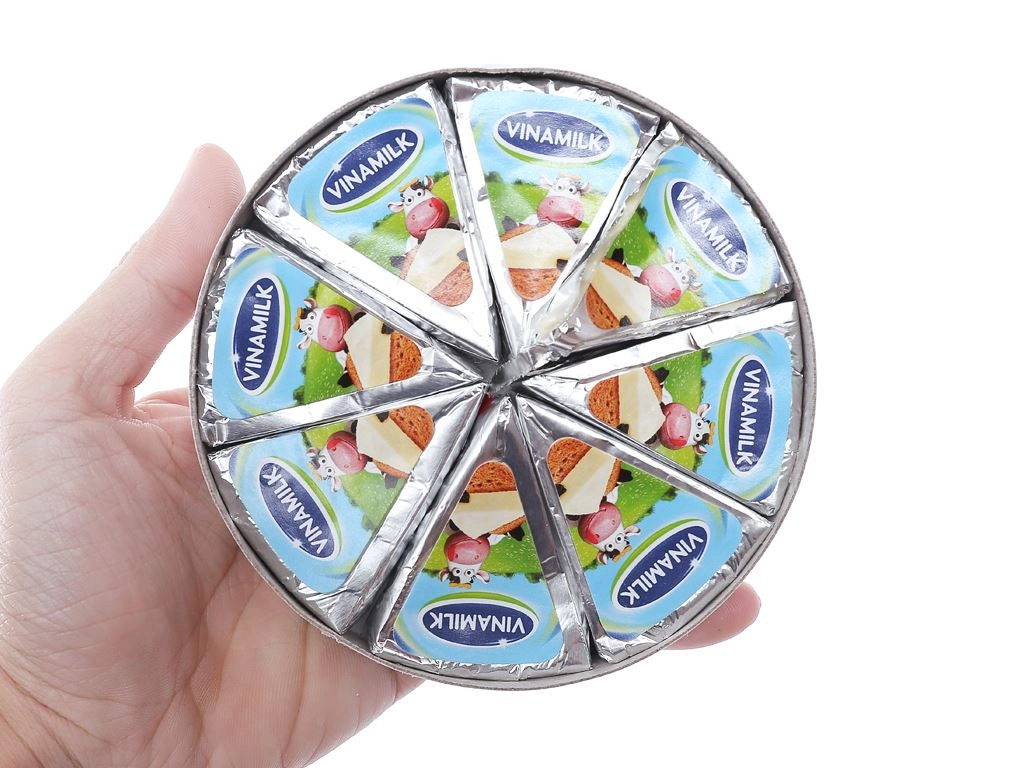 2 hộp phô mai Vinamilk 120g (8 miếng)