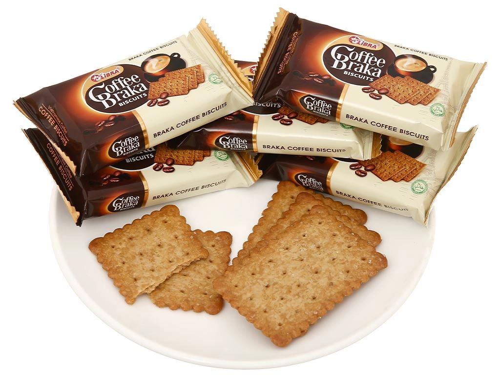 Bánh quy vị cà phê Libra Braka hộp 150g