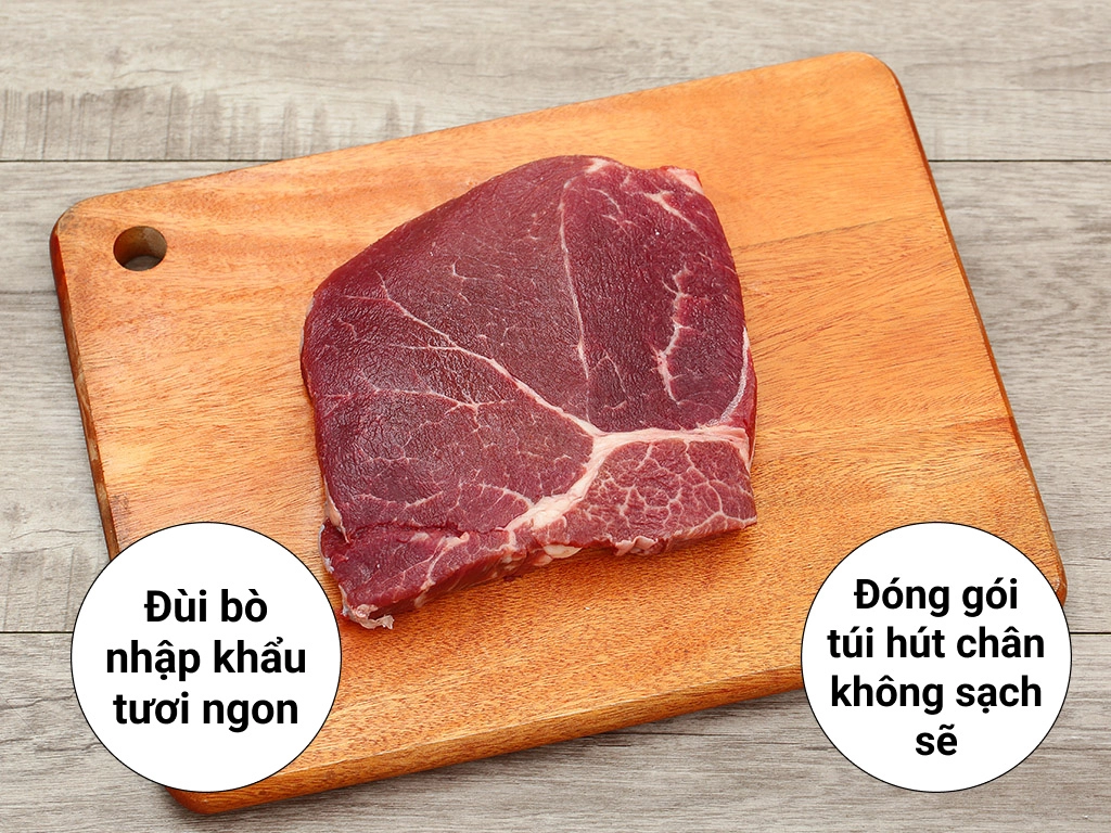 Đùi bò nhập khẩu đông lạnh 500gr