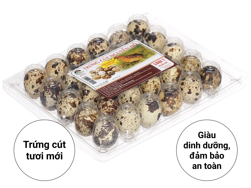Trứng cút Phương Nam hộp 30 quả