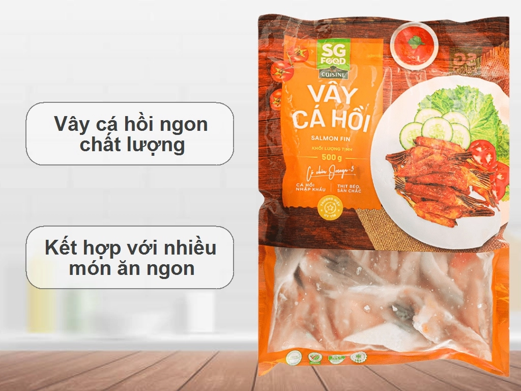 Vây cá hồi SG Food gói 500g